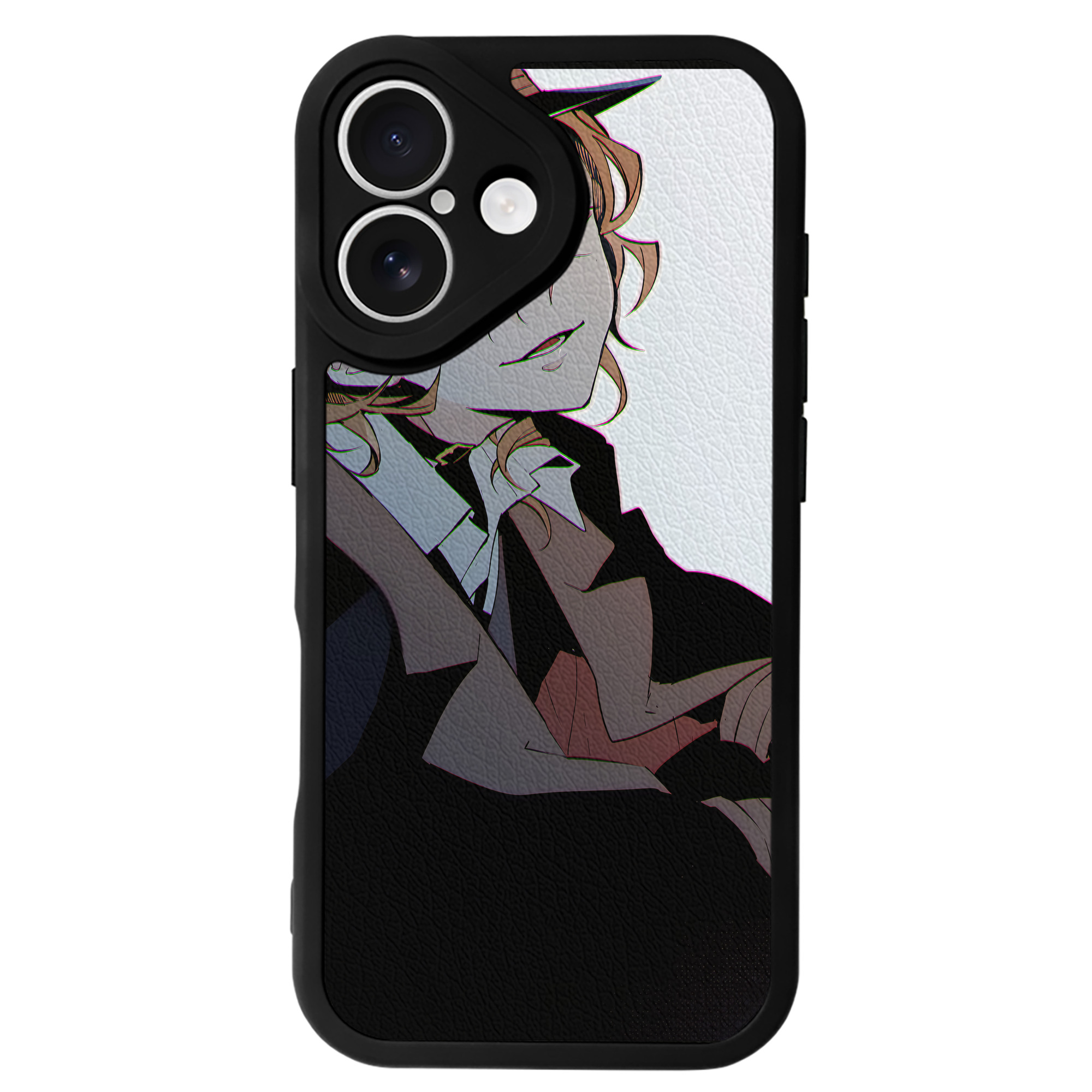 （画像用） 文豪ストレイドッグス Bungo Stray Dogs 【iPhone 16シリーズ対応】シリコンスマホケース（レザー調） 材質：シリコン